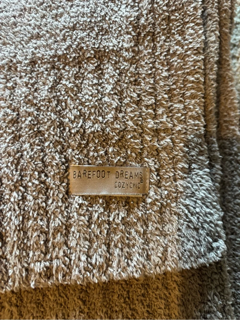 Barefoot dreams blanket CozyChic gray